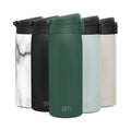 Simple Modern Insulated Thermos Travel Coffee Mug with Snap Flip Lid | Leakproof Stainless Steel Tumbler Cup |Kona | 16oz | Forest