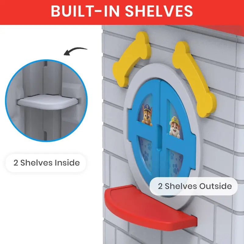 PAW Patrol Indoor/Outdoor Playhouse – Easy Assembly, Durable Plastic