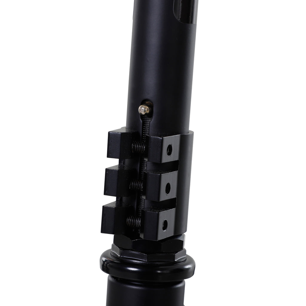 Homcom Pro Stunt Scooter für Kinder & Erwachsene, Freestyle Tretroller, 100mm Kunstleder-Räder, Aluminium Schwarz, für Tricks