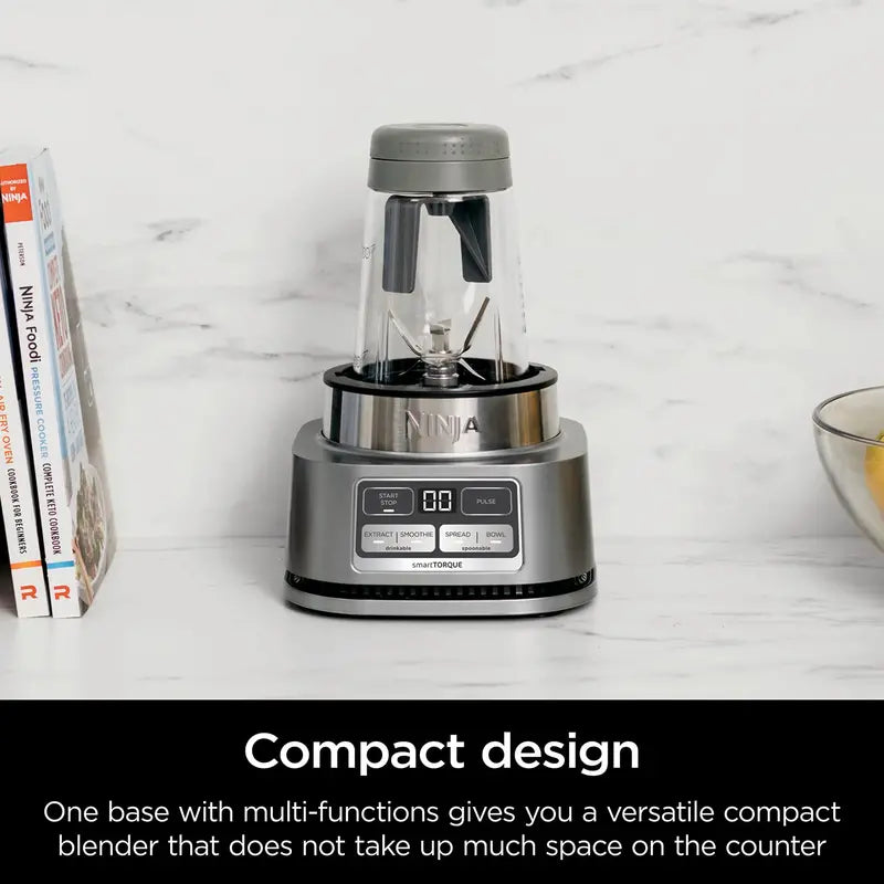 Ninja SS101 SmartTORQUE Stainless Steel Multi-Function Kitchen System – Intelligent Power Blending & Processing