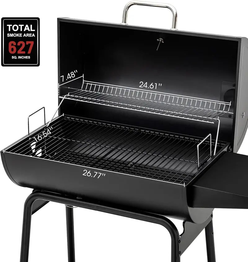 Royal Gourmet CC1830 30-Inch Barrel Charcoal Grill with Warming Rack