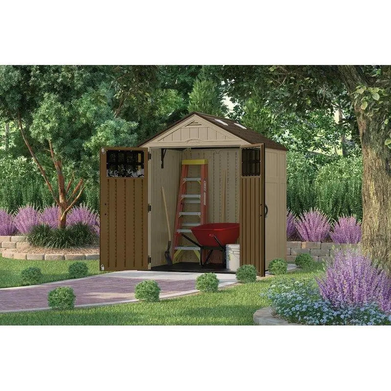 Resin Storage Shed – 6'3″ W × 5'6″ D Weather-Resistant Design