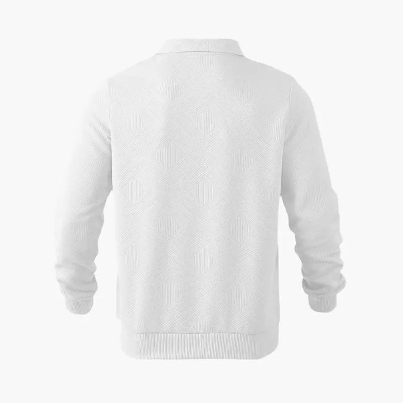 Men's Half-Zip Collar Sweater in Soft Knit Fabric