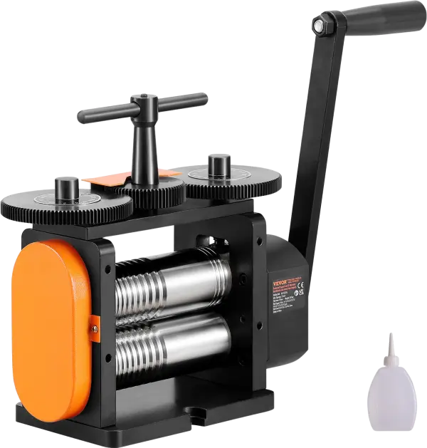 Vevor 3-in-1 Jewelry Rolling Mill – Multi-Function Machine with 57mm Max Rolling Width