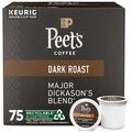 Peet's Major Dickason's Blend Dark Roast K-Cup Pods – Bold, Smoky, Full-Bodied Flavor