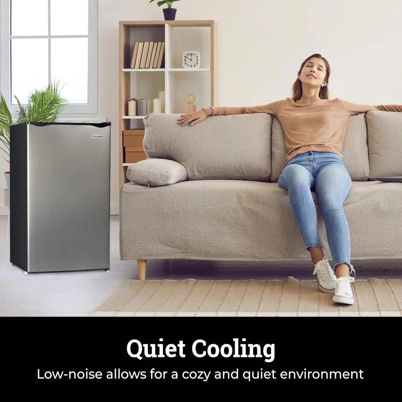 Igloo 3.2 Cu. Ft. Compact Single-Door Refrigerator with Freezer Compartment